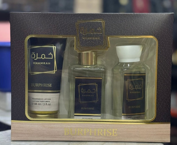 طقم عطر وكريمات "خمره"